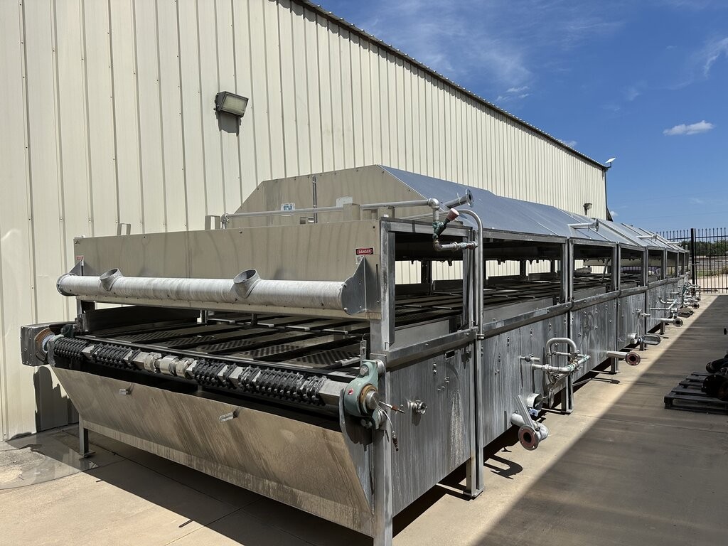 I&H 10′ x 62′ Long Stainless Bottle Cooling Tunnel