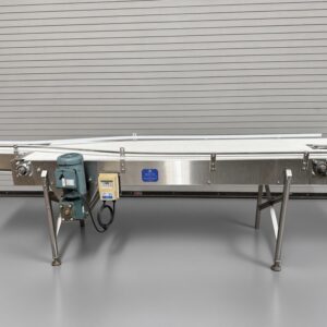 Nercon 24 x 9' Long Stainless 21 Flow thru, Divert, Accumulation Table